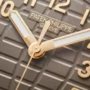 Patek Philippe Aquanaut 5268/200R-010 Rose Gold Taupe Brown Dial Diamond Bezel