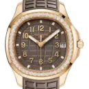Patek Philippe Aquanaut 5268/200R-010 Rose Gold Taupe Brown Dial Diamond Bezel