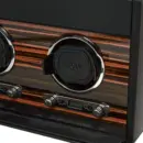 WOLF Roadster Triple Watch Winder with Cover, Storage & Travel Case